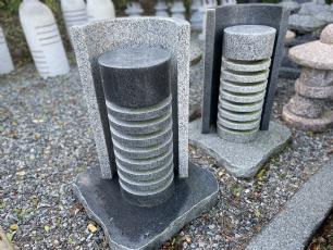 Lampe cylinder på sokkel m/skærm