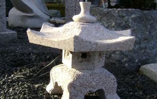 Lampe rokkaku yukimi granit