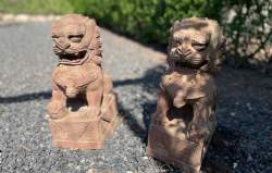 løvepar kinesisk sandsten