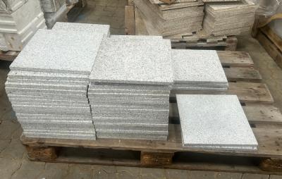 salg af Lys grå granit fliser brændt/børstet