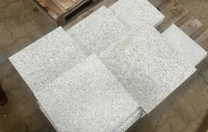 salg af Lys grå granit fliser brændt/børstet