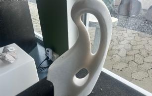 Marmor skulptur sun