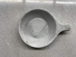 salg af Marmorskål med hank stor