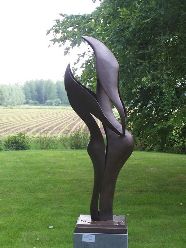 Moderne skulptur"Harmony Bronzefigur/skulptur - Sten og Granit Butikken