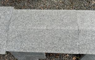 Murafdækning basalt lige stykke