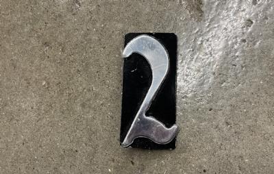 salg af Numre og bogstaver i metal - 2