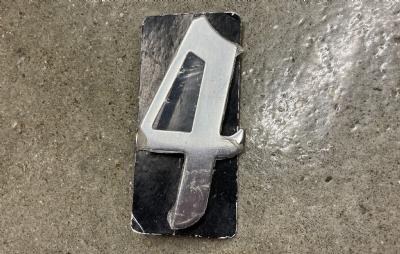 salg af Numre og bogstaver i metal - 4