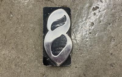 salg af Numre og bogstaver i metal - 8