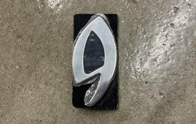 salg af Numre og bogstaver i metal - 9