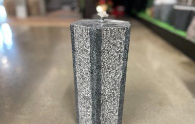 Olielampe Hexagon poleret