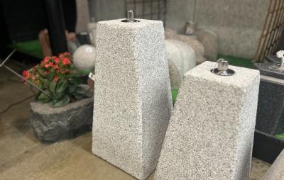 salg af Olielampe kegle lysgrå H 30 cm