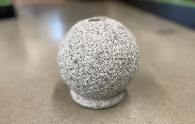 salg af Olielampe stokhugget m/ fod h18 grå