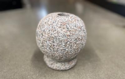 salg af Olielampe stokhugget m/ fod h18 rosa