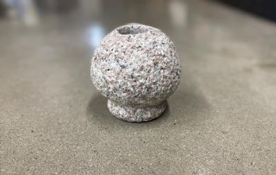 salg af Olielampe stokhugget m/fod rosa