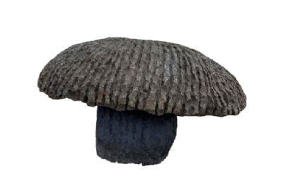 salg af Paddehat basalt skulptur