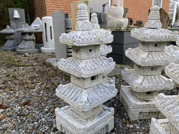 Overflod Eksamensbevis Tilbageholdelse Køb Granit pagode Japansk pagode lampe - Sten og Granit Butikken