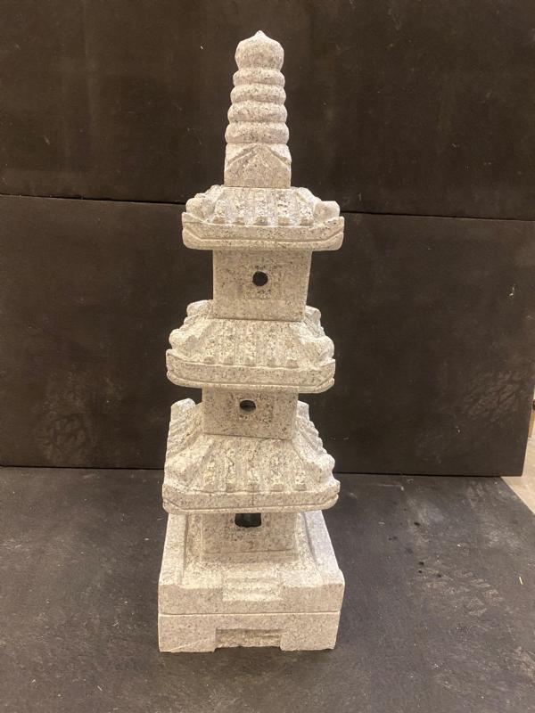 Overflod Eksamensbevis Tilbageholdelse Køb Granit pagode Japansk pagode lampe - Sten og Granit Butikken