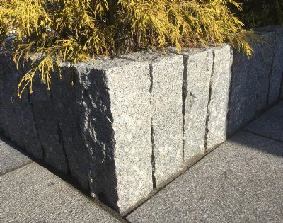 Palisade kantsten granit, kløvet