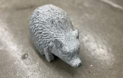 pindsvin mørkegrå granit