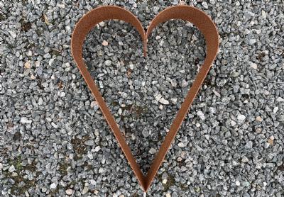 salg af Corten plantehjerte