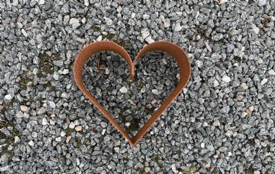 salg af Corten plantehjerte