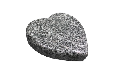 salg af Poleret granit hjerte