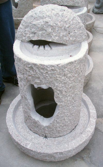 Reservoir Grotte rosa granit