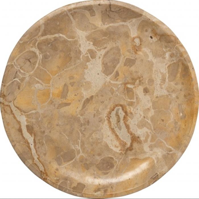 salg af Serveringsskål beige marmor