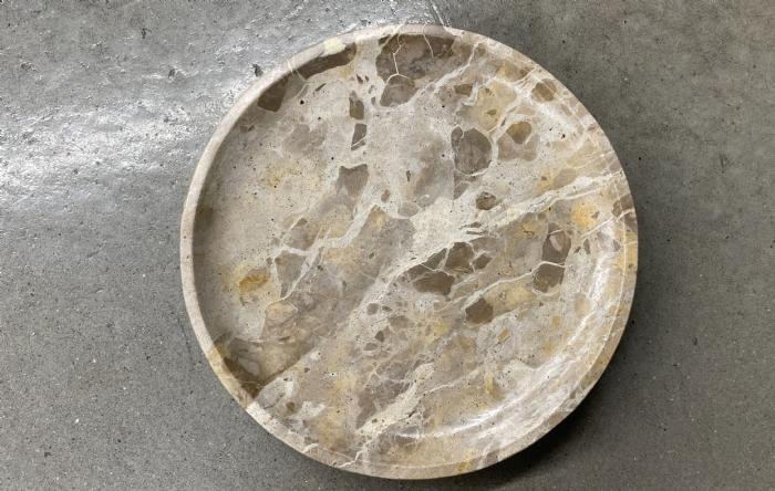 salg af Serveringsskål beige marmor