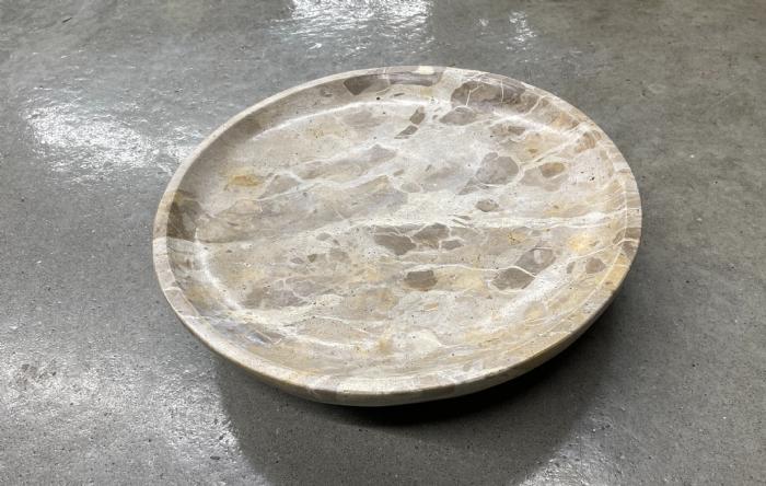 salg af Serveringsskål beige marmor