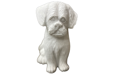 salg af Siddende hvid marmor hund