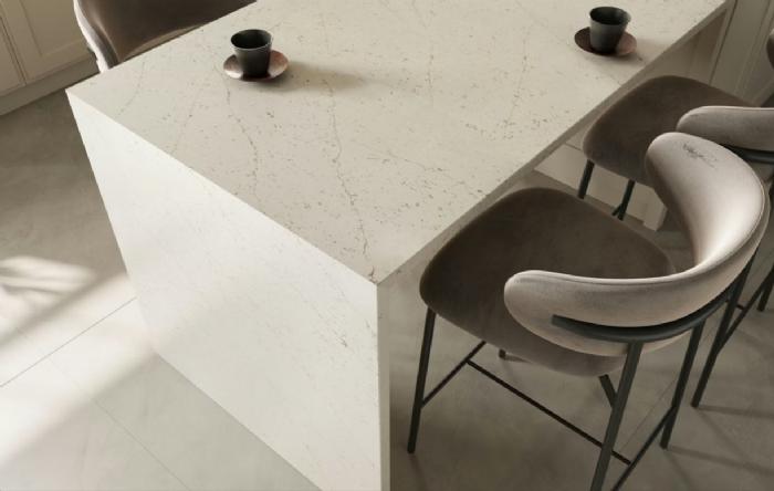 salg af Silestone Persian White