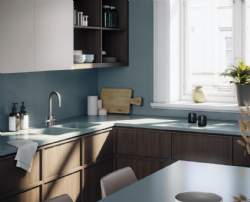 Sunlit Days Cala Blue Silestone køkken