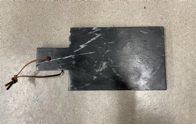 salg af Skærebræt marmor m hank, sort