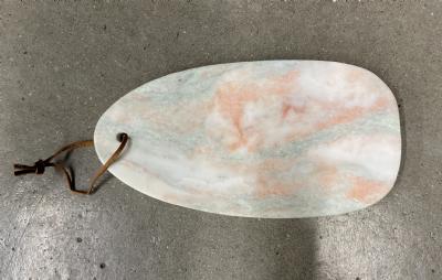 salg af Skærebræt marmor oval, lysegrøn