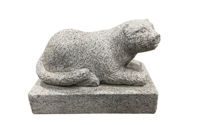 salg af Skulptur mink gråsort