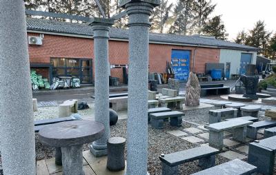 salg af Søjle med base og top H250 grå