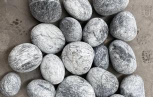 Søsten Charcoal pyntesten