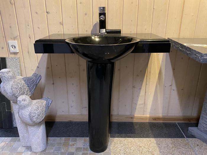 salg af Sort poleret vaskesøjle