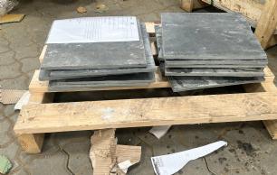 Sort skifer flise restparti