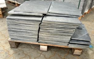 Sort skifer fliser restparti