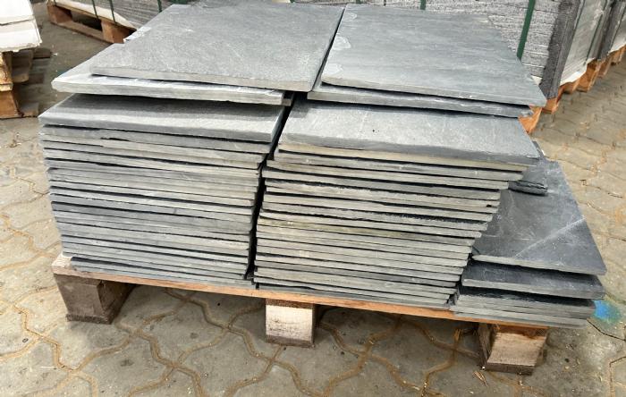 salg af Sort skifer fliser restparti