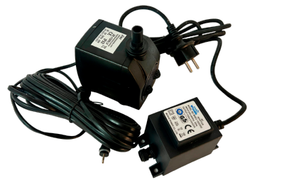 salg af Springvandspumpe stor m/transformer