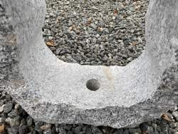 abstrakt vandsten lysgrå granit