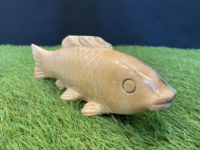 Køb Stenfisk i rød marmor Marmor fisk - Længde 30 cm - Sten og Granit ...
