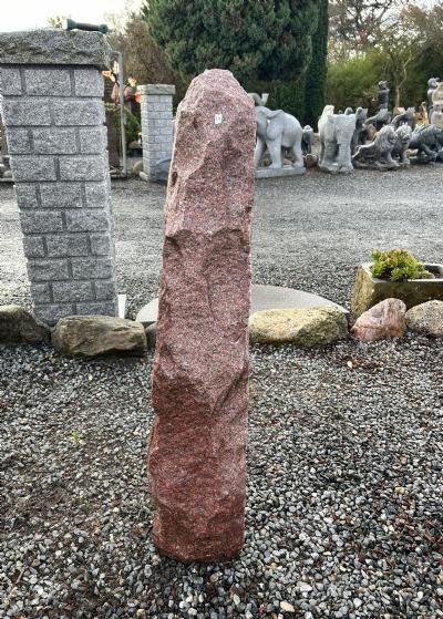 salg af Stick i rød granit nr. 14