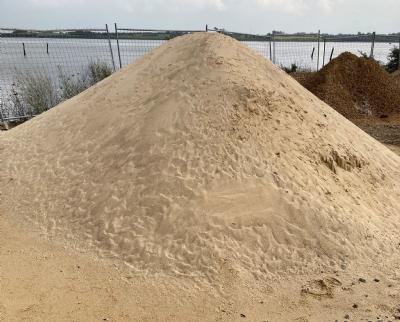 salg af Støbesand, E-sand, pudsesand