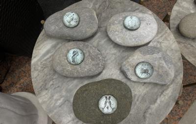 salg af Strandsten med stjernetegn glas