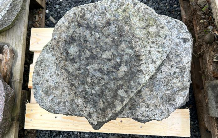 salg af Trædesten blålig granit rest