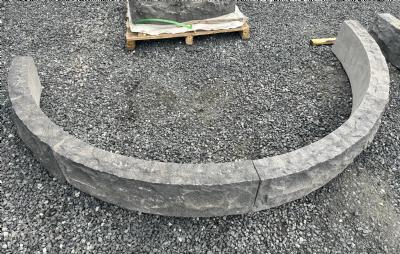 salg af Kantstens trappe sort basalt